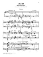 Isaac Albéniz: Iberia 4 (noty na klavír)