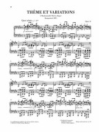 Gabriel Fauré: Theme Et Variations Op.73 (noty na klavír)