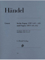 G.F. Händel: Six Fugues HWV 605-610 And Fugues HWV 611, 612 (noty na klavír)