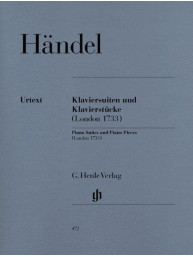 G.F. Händel: Piano Suites and Piano Pieces (London 1733) (noty na klavír)