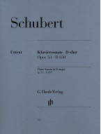 Franz Schubert: Sonate D-Dur Opus 53 D850 (noty na klavír)