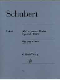 Franz Schubert: Sonate D-Dur Opus 53 D850 (noty na klavír)