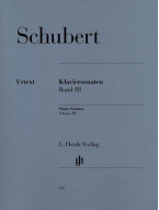 Franz Schubert: Piano Sonatas Volume III (noty na klavír)