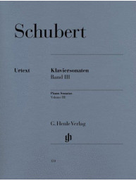 Franz Schubert: Piano Sonatas Volume III (noty na klavír)