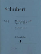 Franz Schubert: Piano Sonata In A Minor D.845 (noty na klavír)