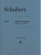 Franz Schubert: Moments Musicaux Op.94 (noty pro klavír)