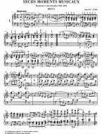 Franz Schubert: Moments Musicaux Op.94 (noty pro klavír)