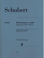 Franz Schubert: Klaviersonate A-Moll Opus Post. 164 D537 (noty na klavír)