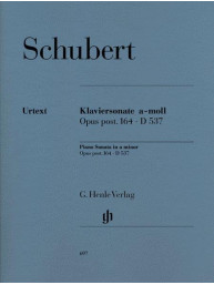 Franz Schubert: Klaviersonate A-Moll Opus Post. 164 D537 (noty na klavír)