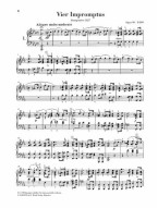 Franz Schubert: Impromptus And Moments Musicaux (hardcover) (noty na klavír)