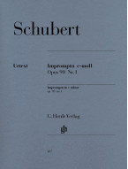 Franz Schubert: Impromptu c minor op. 90,1 D 899 (noty na klavír)