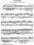 Franz Schubert: Fantasy In C Op.15 D760 (noty na klavír)