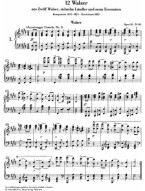 Franz Schubert: Dances - Selection (noty na klavír)
