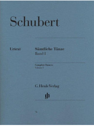 Franz Schubert: Complete Dances Volume I (noty na klavír)