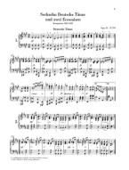 Franz Schubert: 16 German Dances and 2 Ecossaises Op. 33 D 783 (noty na klavír)