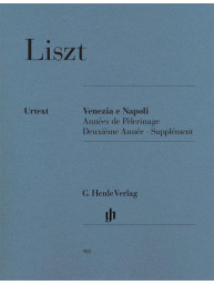 Franz Liszt: Venezia e Napoli (noty na klavír)