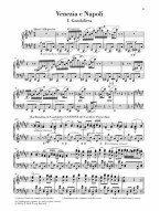 Franz Liszt: Venezia e Napoli (noty na klavír)