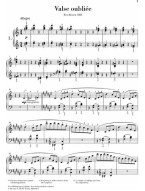 Franz Liszt: Valses Oubliées (noty na klavír)