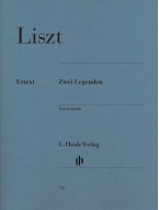 Franz Liszt: Two Legends (noty na klavír)