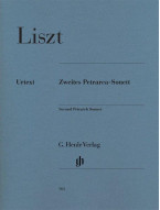 Franz Liszt: Second Petrarch Sonnet No.104 (noty na klavír)