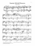 Franz Liszt: Second Petrarch Sonnet No.104 (noty na klavír)