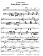 Franz Liszt: Rigoletto - Concert Paraphrase (noty na klavír)