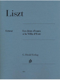 Franz Liszt: Les Jeux d'eaux a la Villa d'Este (noty na sólo klavír)