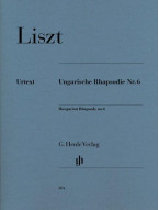 Franz Liszt: Hungarian Rhapsody No.6 (noty na klavír)
