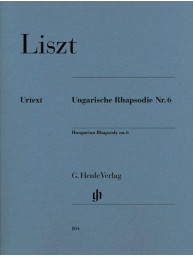 Franz Liszt: Hungarian Rhapsody No.6 (noty na klavír)