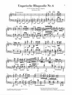 Franz Liszt: Hungarian Rhapsody No.6 (noty na klavír)