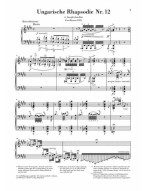 Franz Liszt: Hungarian Rhapsody No.12 (noty na klavír)
