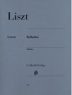 Franz Liszt: Balladen (noty na klavír)