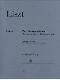 Franz Liszt: 2 Concert Etudes (noty na klavír)