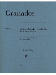 Enrique Granados: Quejas O La Maja y El Ruisenor (noty na klavír)