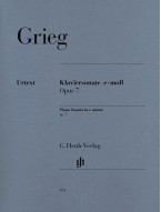 Edvard Grieg: Sonata In E Minor Op.7 (noty na sólo klavír)