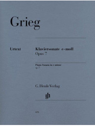 Edvard Grieg: Sonata In E Minor Op.7 (noty na sólo klavír)