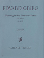 Edvard Grieg: Norwegian Peasant Dances [Slatter] op. 72 (noty na klavír)