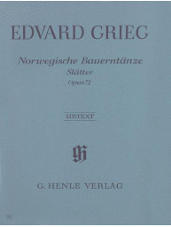 Edvard Grieg: Norwegian Peasant Dances [Slatter] op. 72 (noty na klavír)