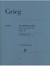 Edvard Grieg: Aus Holbergs Zeit Op. 40 (noty na klavír)
