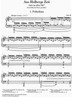 Edvard Grieg: Aus Holbergs Zeit Op. 40 (noty na klavír)