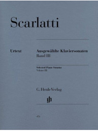 Domenico Scarlatti: Selected Piano Sonatas - Volume III (noty na klavír)