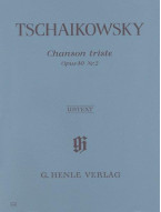 Čajkovskij: Chanson Triste Op.40 No.2 (noty na klavír)