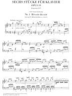 Čajkovskij: 6 Stucke Fur Klavier Op. 19 (noty na klavír)