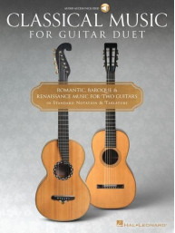 Classical Music for Guitar Duet (noty, tabulatury na 2 kytary) (+audio)