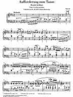 Carl Maria von Weber: Aufforderung Zum Tanze - Rondo Brillant (noty na klavír)