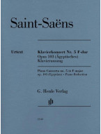Camille Saint-Saëns: Piano Concerto No. 5 In F Major Op. 103 (noty na čtyřruční klavír)