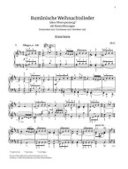 Béla Bartók: Romanian Christmas Songs (noty na klavír)