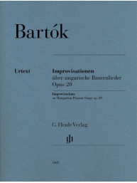 Béla Bartók: Improvisations On Hungarian Peasant Songs Op. 20 (noty pro klavír)
