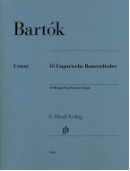 Béla Bartók: 15 Hungarian Peasant Songs (noty na klavír)