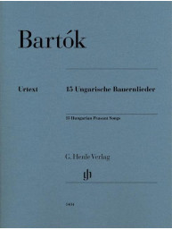 Béla Bartók: 15 Hungarian Peasant Songs (noty na klavír)
